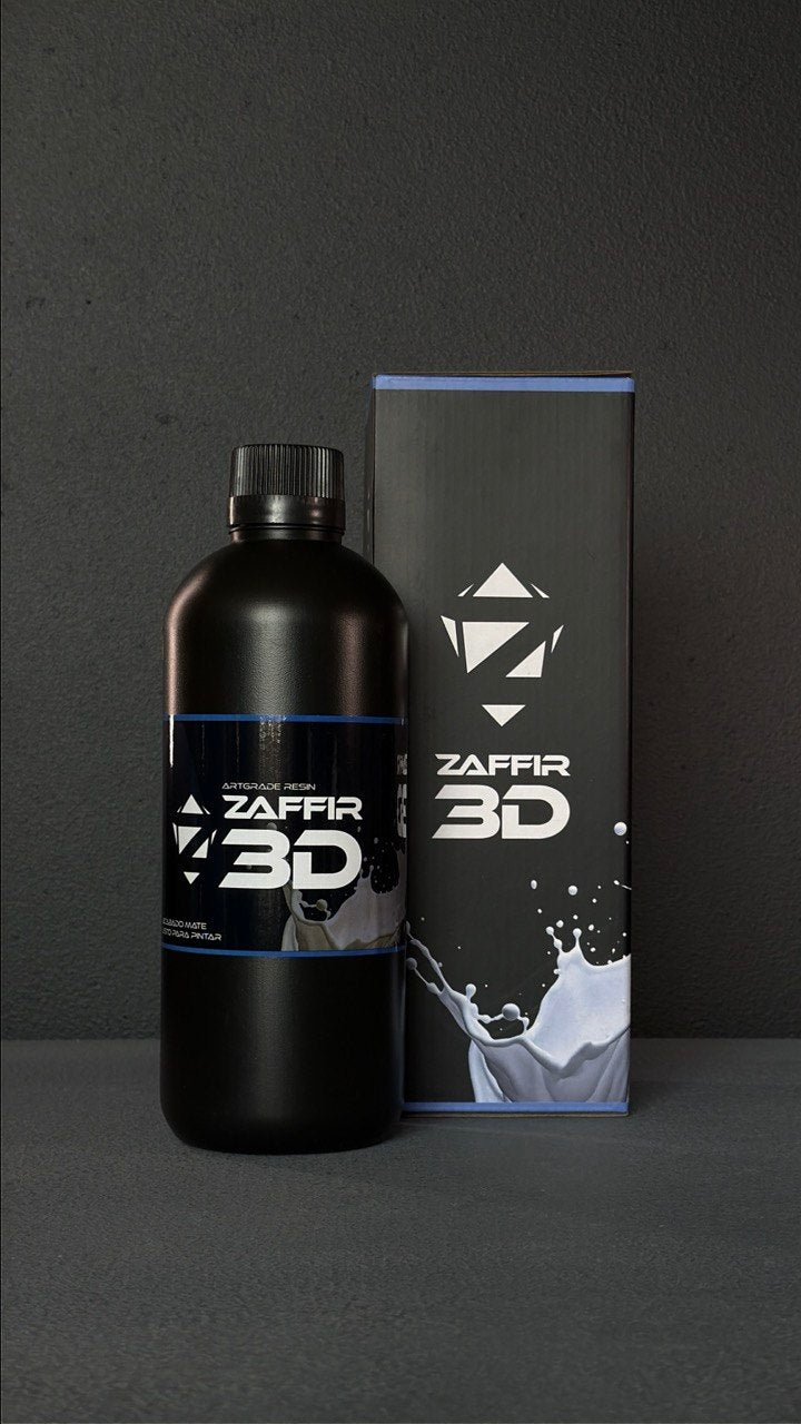 Envase y caja reales de resina ArtGrade Zaffir 3D