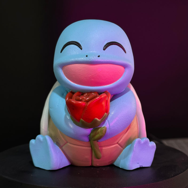 Squirtle Edicion Especial con Rosa